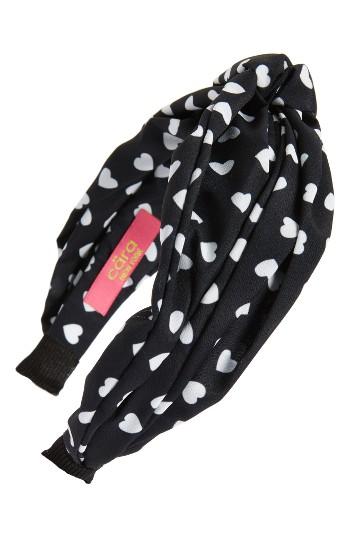 Cara Knotted Headband, Size - Black