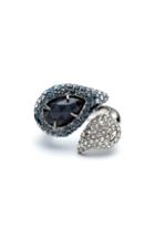 Women's Alexis Bittar Winter Paisley Crystal Encrusted Ring