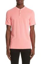 Men's The Kooples Tipped Polo - Pink