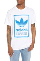 Men's Adidas Vintage Logo Graphic T-shirt - White