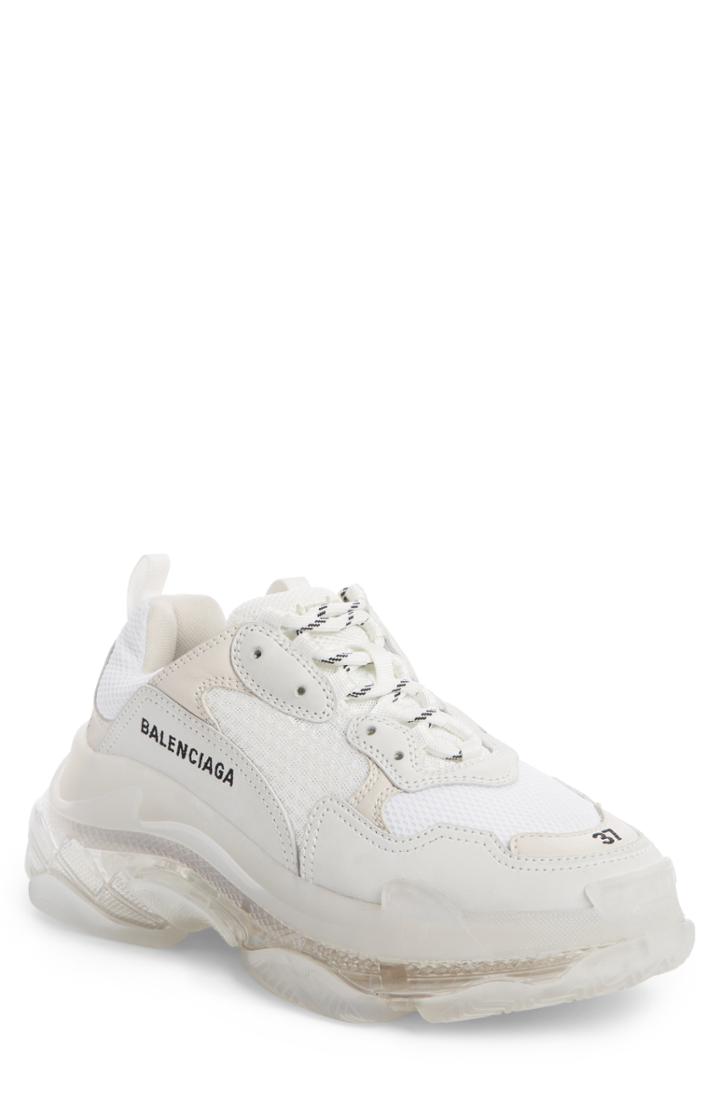 Women's Balenciaga Triple S Low Top Sneaker Us / 36eu - White
