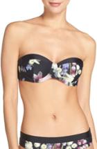 Women's Ted Baker London Kensington Underwire Bikini Top A/b - Black