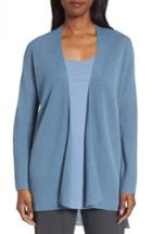 Women's Eileen Fisher Merino Wool Cardigan - Blue