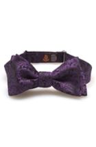 Men's Robert Talbott Paisley Silk Bow Tie, Size - Purple