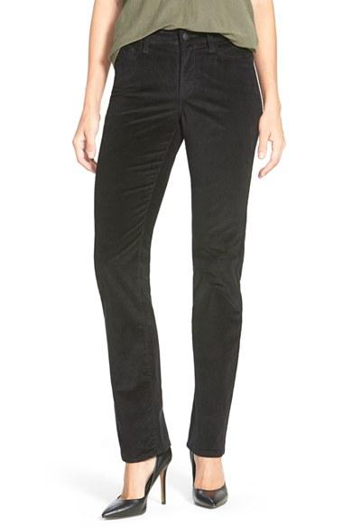 Women's Nydj 'marilyn' Stretch Straight Leg Corduroy Pants
