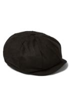 Men's Topman Baker Boy Cap - Black