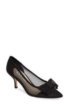 Women's Nina Bianca Pointy Toe Pump .5 M - Black