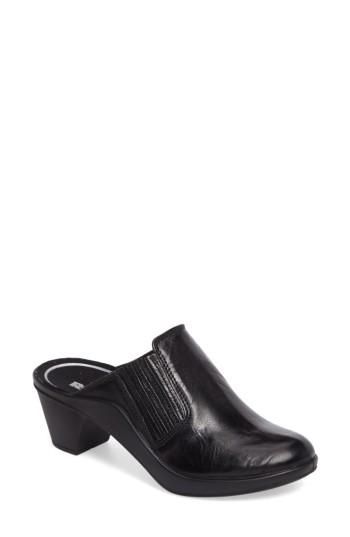 Women's Romika Mokasetta 256 Water Resistant Mule -5.5us / 36eu - Black