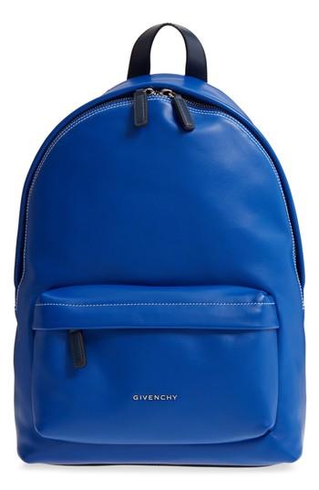 Givenchy Logo Strap Backpack - Blue