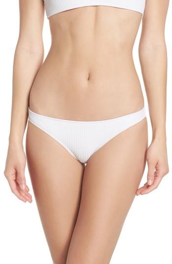 Women's Made By Dawn Coral Bikini Bottoms - White