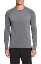 Men's Zella Zeolite Long Sleeve Performance T-shirt - Grey