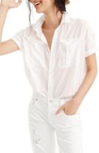 Women's J.crew Utility Pocket Shirt, Size - White