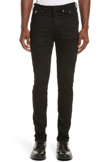Men's Neil Barrett Raw Edge Skinny Biker Jeans