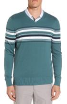 Men's Ag Ridgewood V-neck Sweater - Blue/green
