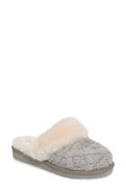 Women's Ugg Cozy Cable Slipper M - Grey