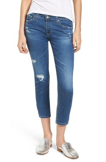 Women's Ag Jeans 'the Stilt' Crop Skinny Stretch Jeans - Blue