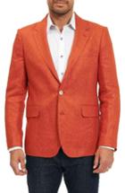 Men's Robert Graham Papua Linen Sport Coat - Orange