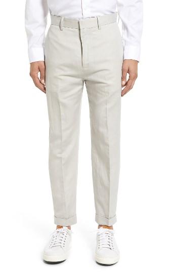 Men's Vince Relaxed Crop Trousers - White
