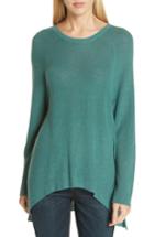 Women's Eileen Fisher Tencel Lyocell Blend Sweater - Green