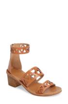 Women's Soludos Perforated Ankle Strap Sandal M - Brown