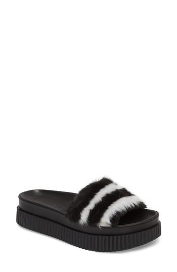 Women's Kendall + Kylie Isla Pool Slide Sandal .5 M - Black