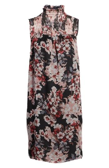 Women's Vince Camuto Timeless Blooms Shift Dress, Size - Black