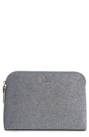 Kate Spade New York Burgess Court - Small Briley Cosmetics Bag, Size - Ash Glitter