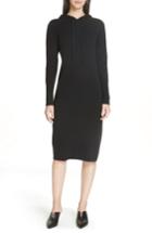 Women's Nordstrom Signature Cashmere Blend Hoodie Dress - Black