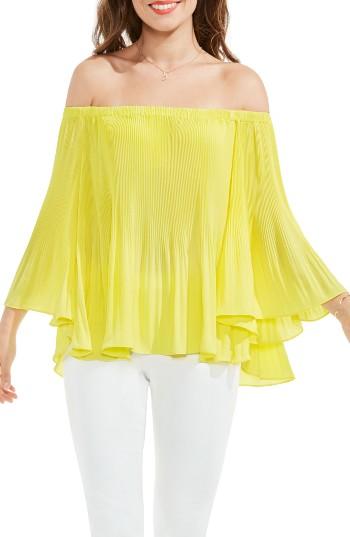 Women's Vince Camuto Pleat Off The Shoulder Blouse