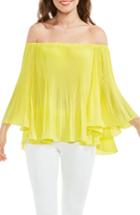 Women's Vince Camuto Pleat Off The Shoulder Blouse