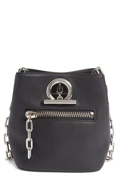 Alexander Wang Riot Leather Bucket Bag - Black