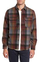 Men's Jeremiah Heath Brushed Flannel Shirt - Burgundy