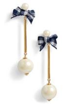 Women's Kate Spade New York Pretty Pearly Imitation Pearl Drop Earrings