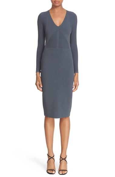 Women's Narciso Rodriguez Double Knit Midi Sheath Dress