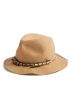 Junior Women's David & Young Felt Panama Hat - Beige