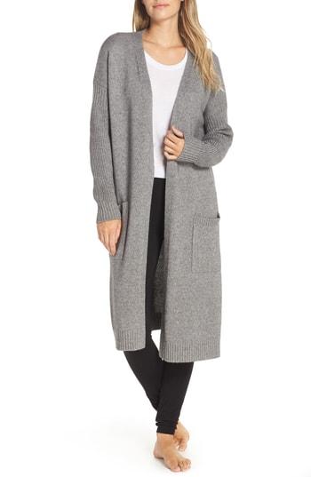 Women's Ugg Aysha Long Cardigan Sweater - Grey