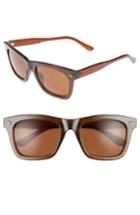 Men's 1901 Julian 55mm Square Sunglasses - Brown Crystal/ Brown