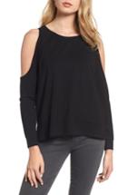Women's Cupcakes And Cashmere Mariam Cold Shoulder Tee - Black