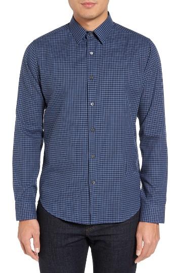 Men's Theory Sylvain Piran Trim Fit Check Sport Shirt