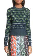 Women's Carven Merino Wool Sweater - Green