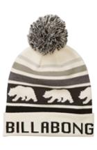 Billabong Cali Love Pompom Beanie - White