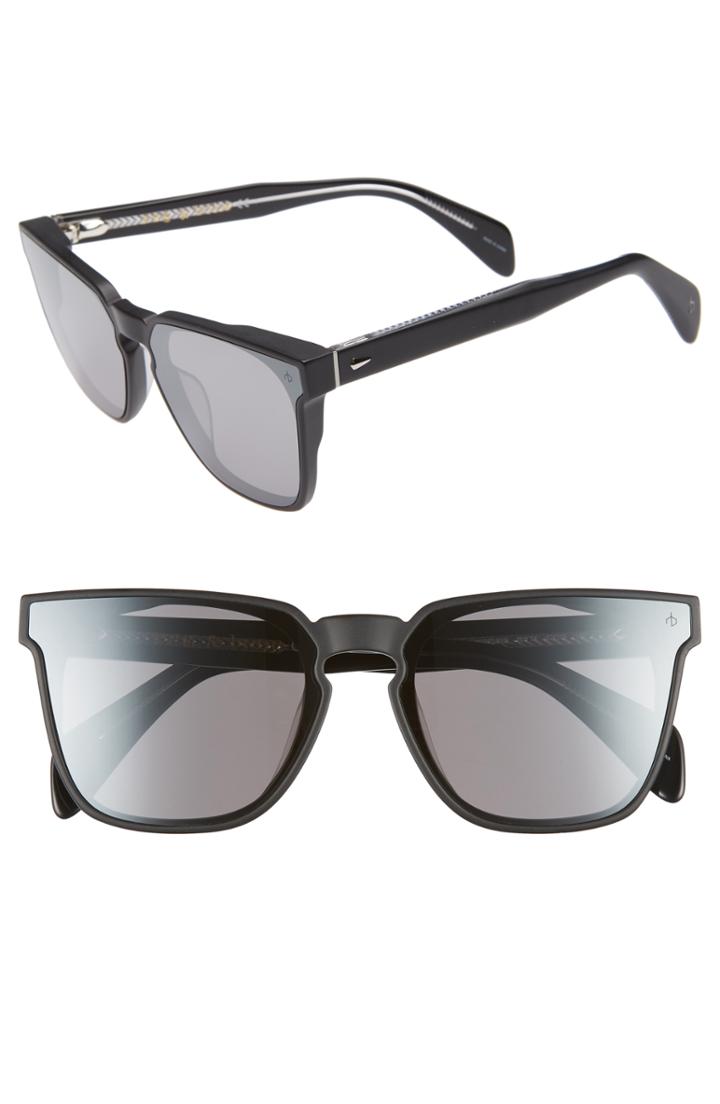 Men's Rag & Bone 62mm Sunglasses - Matte Black