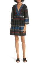 Women's Joie Sada Embroidered Minidress - Black