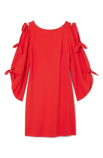 Women's Vince Camuto Tie Sleeve Shift Dress - Red