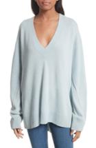Women's Rag & Bone Ace Cashmere Sweater, Size - Blue