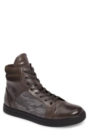Men's Kenneth Cole New York Double Header Sneaker M - Grey
