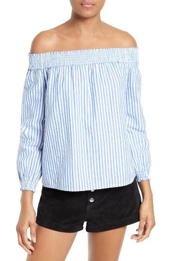 Women's Rag & Bone/jean Drew Off The Shoulder Top