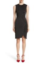 Women's Yigal Azrouel Studded Scuba Sheath Dress