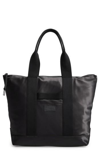 Rebecca Minkoff Satin Nylon Tote - Black