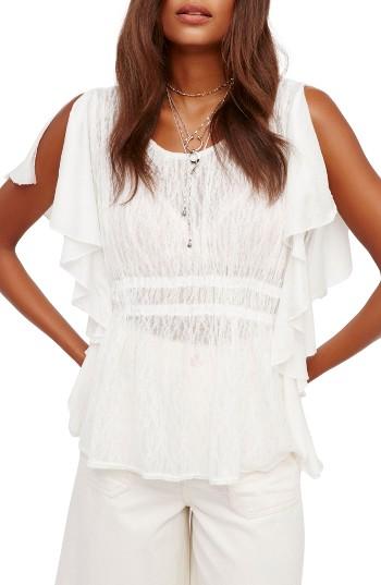Women's Free People June Top - Ivory